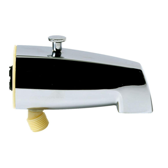 Do it 5-1/2 In. Bottom Mount Chrome Bathtub Spout with Diverter