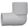 Charlotte Pipe 1/2 In. Slip x Spigot Schedule 40 Street PVC Elbow