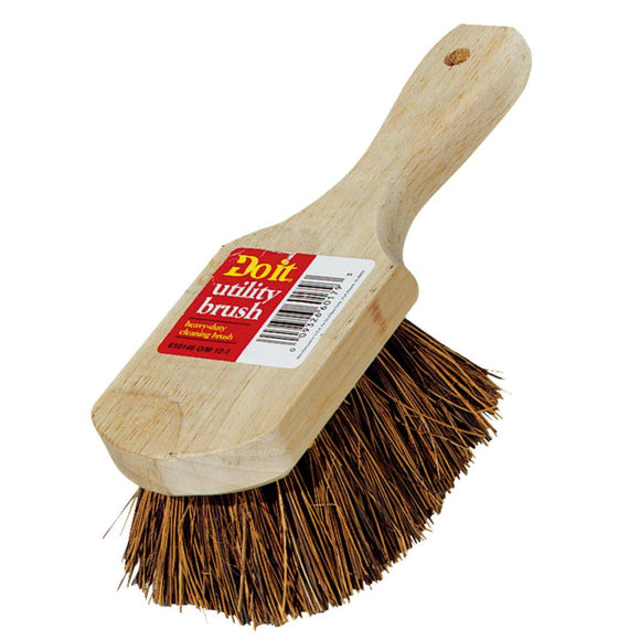 Do it 9 In. x 3 In. Palmyra Bristle Fiber Wood Scrub Brush