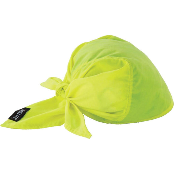 Ergodyne Chill-Its Triangle Hat High-vis Lime Cooling Bandana