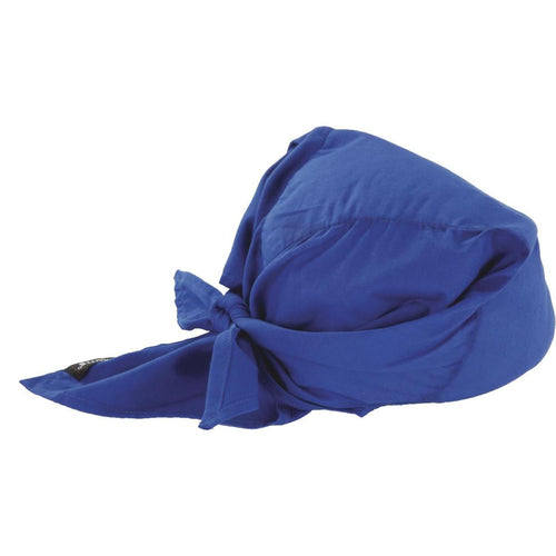 Ergodyne Chill-Its Triangle Hat Blue Cooling Bandana