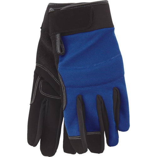 Do it Men's Medium Polyester Spandex High Performance Glove with Hook & Loop Cuff