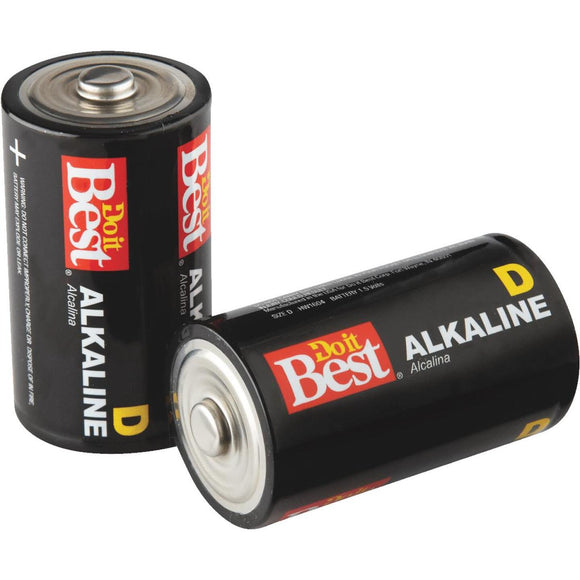 Do it Best D Alkaline Battery (2-Pack)