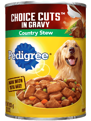 PEDIGREE® Wet Dog Food CHOICE CUTS® in Gravy Country Stew