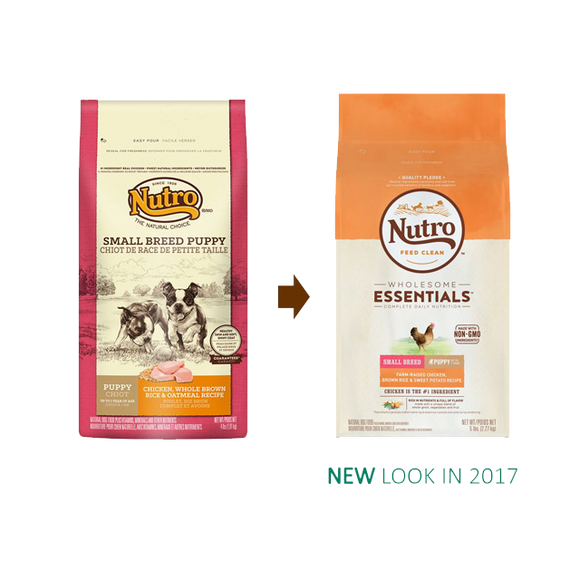 Nutro Wholesome Essentials Small Breed Puppy Dry Dog Food Farm-Raised Chicken, Brown Rice, & Sweet Potato Recipe